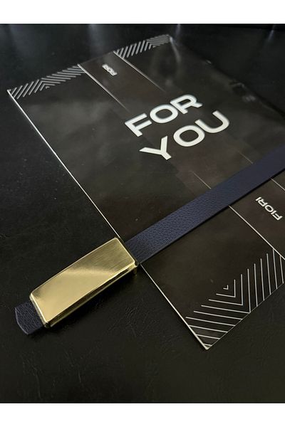 Fiori Curea subțire cu cataramă dreptunghiulară pentru femei, centură pentru haine, centură pentru cămașă, centură pentru rochie