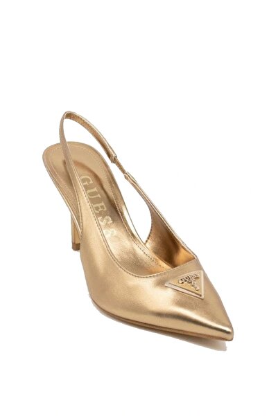 Guess Nassir Women's Brown Heeled Shoes Fljnaslel05-Bronze
