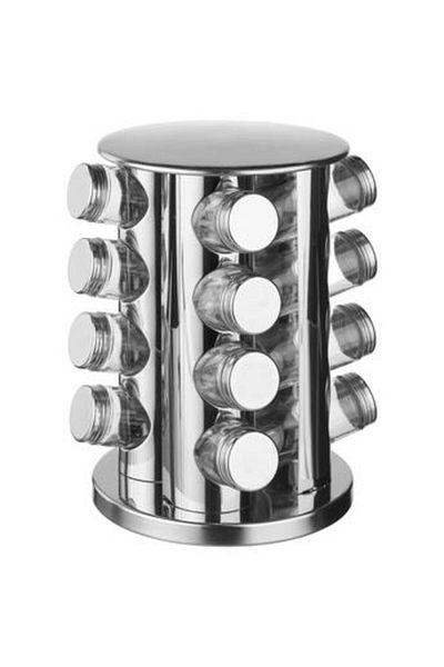 5FIVE Spice Rack W/Rotative Base & Spice Jars (21 x 28.5 cm)