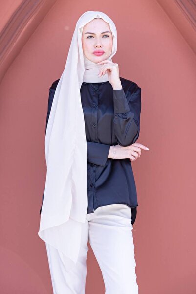 SAYRA Σάλι Γυναικείο Κρεμ Μπονέλ Σάλι