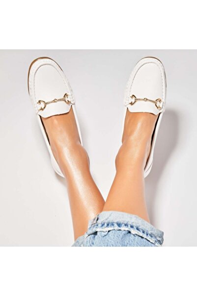 Joana Γυναικεία Casual Λευκά Παπούτσια από Οικολογικό Δέρμα Aanya