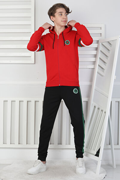 CRASSİ Set de trening pentru băieți cu glugă