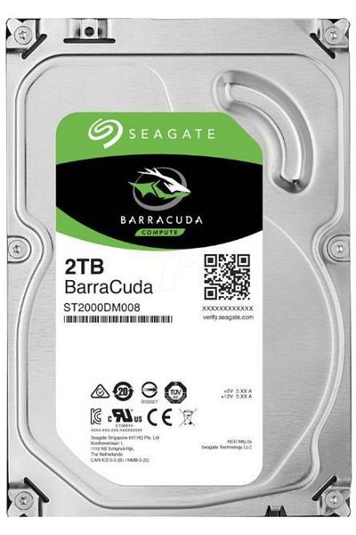Seagate HDD Desktop Seagate BarraCuda, 2TB, SATA III 600, 256 MB
