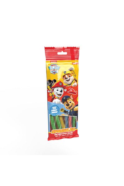 KANDİZ Nickelodeon Paw Oil Sparkles Candy Fruity Soft Candy (80 Gr)