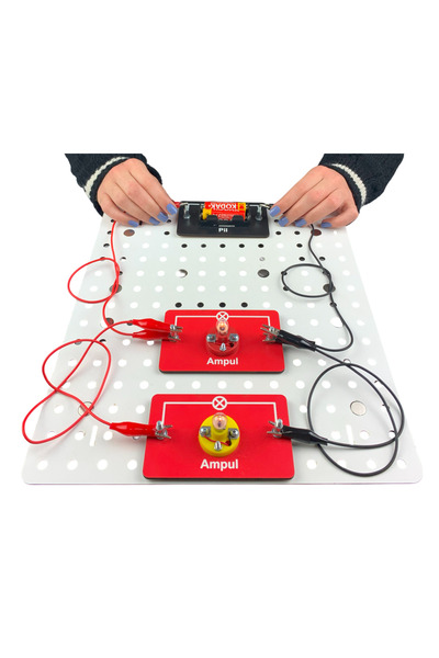 Lapin Deney Atölyesi Mıknatıslı Devreler - Blok Devreler - Temel Elektrik Bilgileri Uygulamalı Eğitim Seti