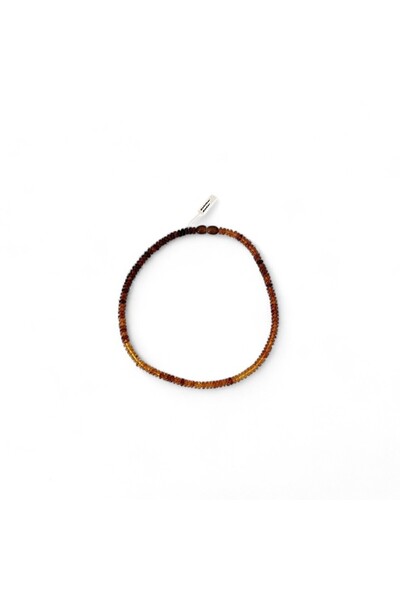 Hedea Ringlet Cut Mixed Color Amber Necklace