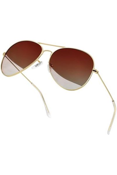 COOYA Polarized Sunglasses, Metal Frame Retro Shades Outdoor Style 100% UV400 Protection Alloy Ultra-Light