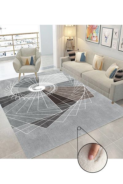 sharpdo Rectangular Soft Touch Carpet Multicolour 160*230cm
