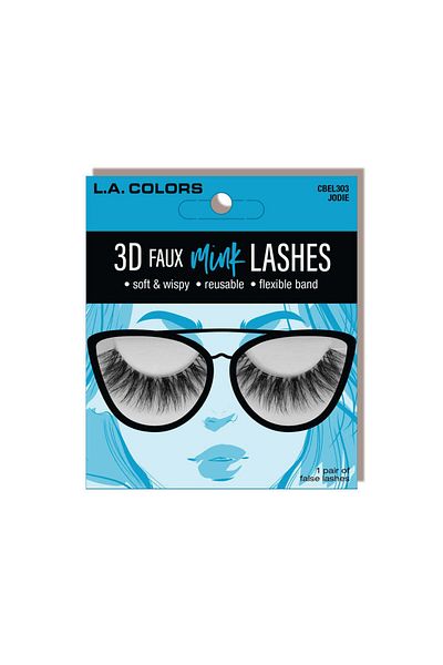 L.A Colors 3D Faux Mink Lashes - CBEL303