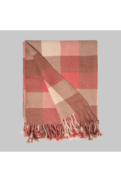 Sarev Red Arlo Belted Korkofaltede 130X170 cm Fabric