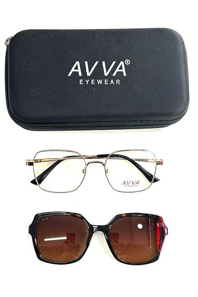 Avva 5606 C2 Polarized Clip-On Women's Sunglasses