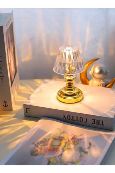 co arma Small gold table lamp 14 cm
