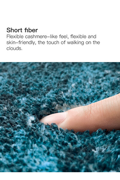 sharpdo Modern Minimalist Style Living Room is Fully Covered with Imitation Cashmere Thickened Carpet