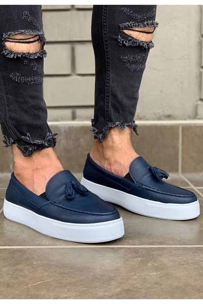 Knack Casual Sports Classic Shoes 717 Navy Blue