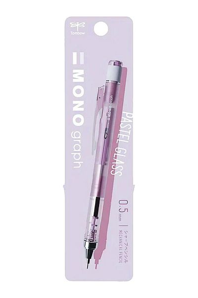 Tombow Mono Graph Pastel Glass Color 0.5mm Mechanical Pencil Lavender Mist / Dpa-149E