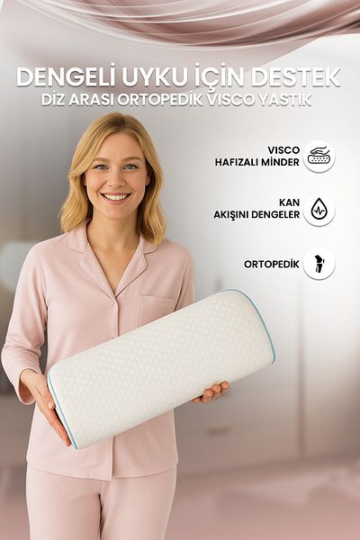 Viscomina Multi-Purpose Orthopedic Snoring Pillow Neck and Back Supported Sleeping Pillow 50X18