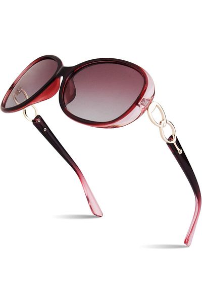 COOYA Polarized Sunglasses for Women, Oversized Sun Glasses, Fashion Shades