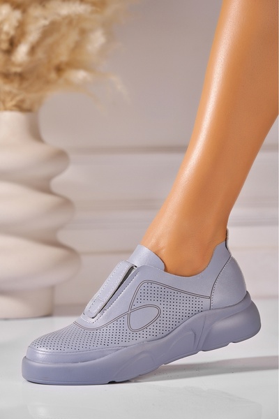 Joana Pantofi dama casual Albastri din Piele Ecologica Nickole