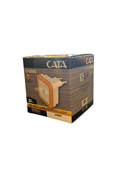 Cata Ct-9500 Sensörlü Gece Lambası Amber Led Spot