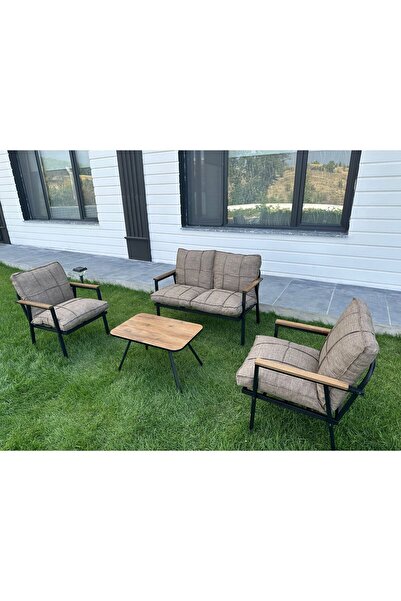 Dekoroom's DURU 2-1-1- SEHPA HEDİYELİ , BAHÇE BALKON MOBİLYASI ,ÇAY SETİ , OT...