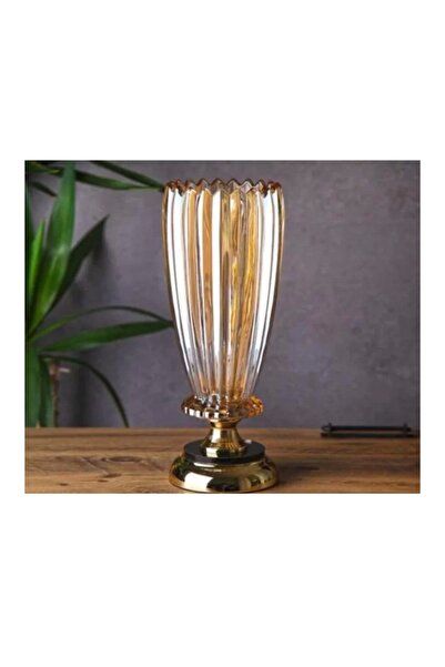 GÖNÜL GNL 4472 Dekoratif Gold Cam Vazo