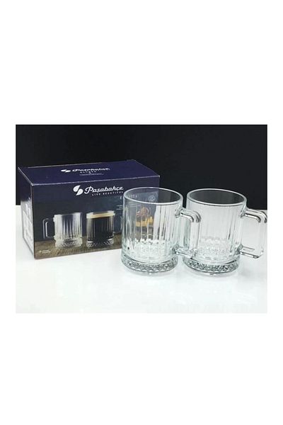 Paşabahçe Elysia 2-Piece Glass with Handle