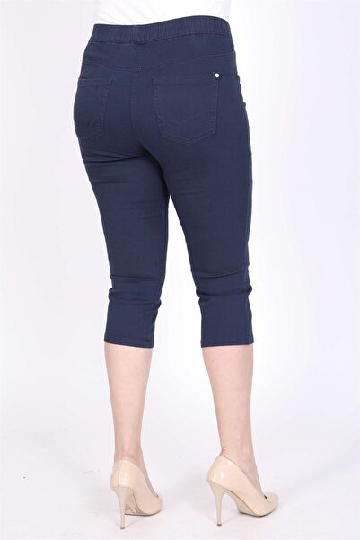 MYLİNE Beli Lastikli Kapri Pantolon
