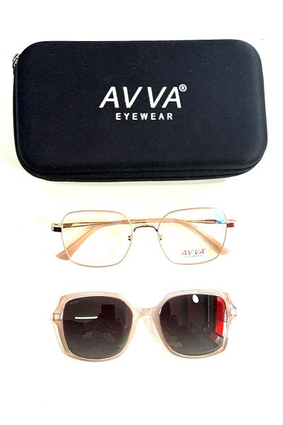 Avva 5606 C5 Women's Sunglasses with Polarized Clips