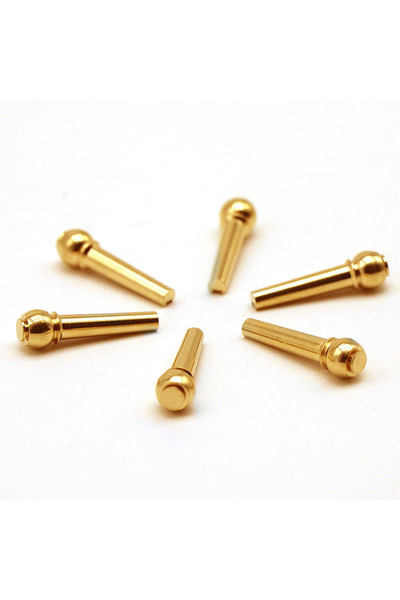 Choice1 6 قطع فقط 6 قطع دبابيس جسر جيتار نحاسية أوتار جسر جيتار مع مسمار سحب دبوس جسر جيتار P