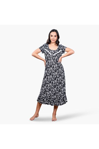 Aadaraya Printed Night Gown