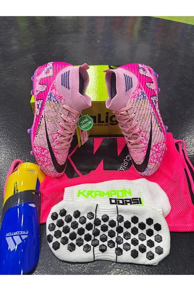 AİRBOOM Laliga Pro Football Boot Set+Shin Guard+Bag+Socks