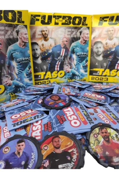 Toys Shop Futbolcu Tasoları Efsane Futbol Taso 50 Adet Yeni Sezon Güncel Tran...