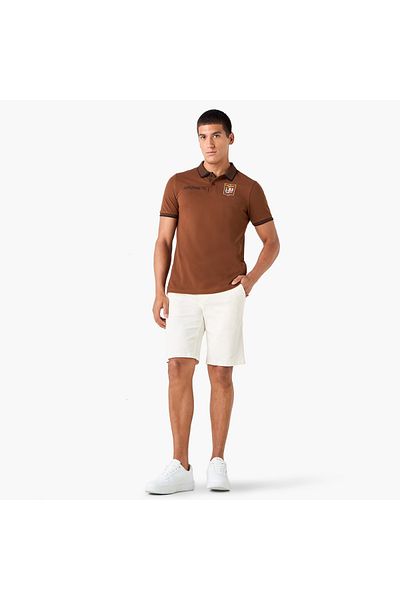 FAV Embroidered Polo T-shirt with Short Sleeves