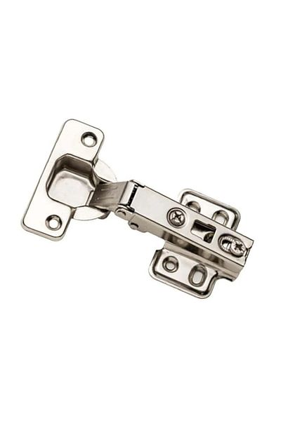 Worldtec 6 Pieces of Cabinet Door Hinges with Brake - Flat Hinge
