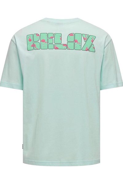 ONLY Men's T-Shirt 22029519   Onsmervyn Life Rlx Summer