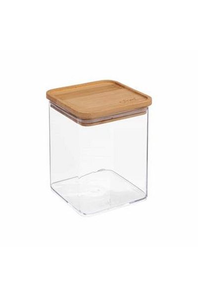 5FIVE 5 Five Square Container W/Bamboo Lid (1 L)