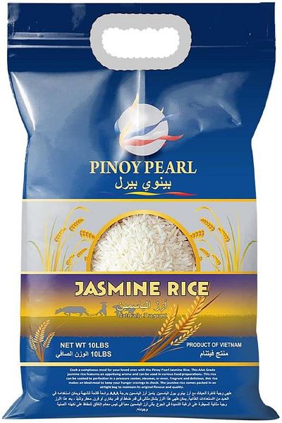 Pinoy Pearl Jasmine Rice 10 lbs