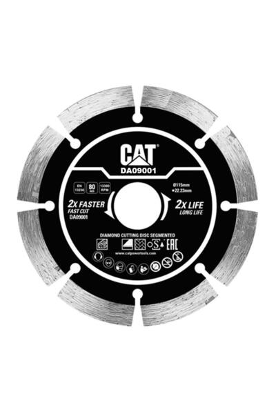 Cat DA09001 115mm Profesyonel Beton, Tuğla, Parke Taşı Elmas Kesme Diski (Sok...
