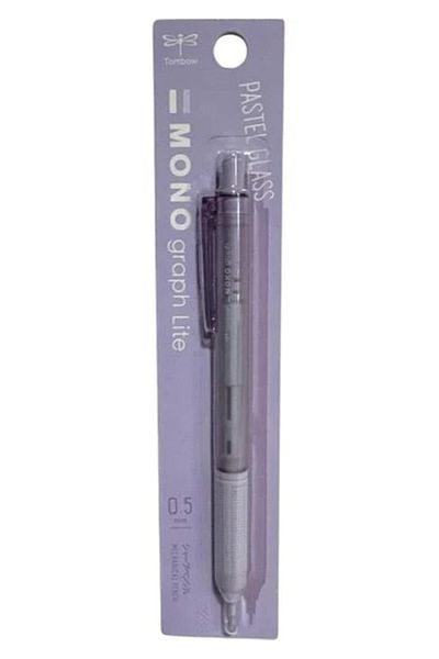 Tombow Mono Graph Lite Pastel Glass Color 0.5mm Mechanical Pencil Lavender Mist / Mlg907Lpk