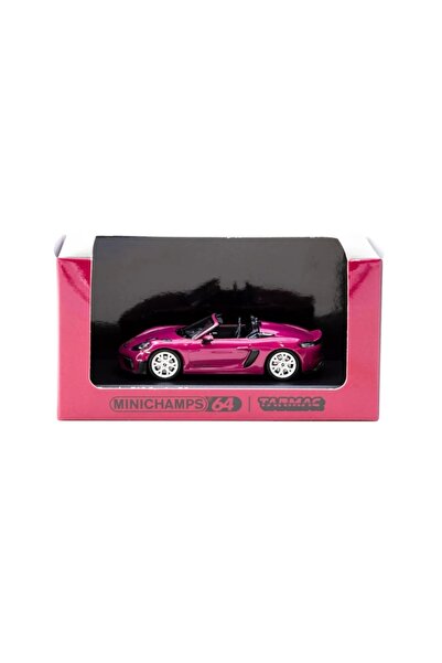 Tarmac Works Minichamps X Tarmac Works 1/64 Porsche 718 Spyder RS Ruby Star Neo