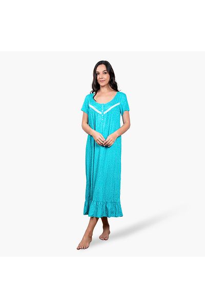 Aadaraya Printed Night Gown