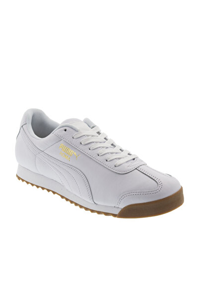 Puma Roma Classic Gum Erkek Beyaz Spor Ayakkabı (366408-01)
