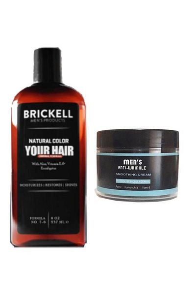 Vemora Brickell Anti-Wrinkle Cream for Men with Hair and Beard Care Shampoo 237 ml