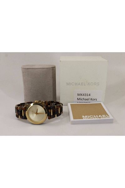 Michael Kors Delray Watch for Women - Analog Acetate Band - MK4314