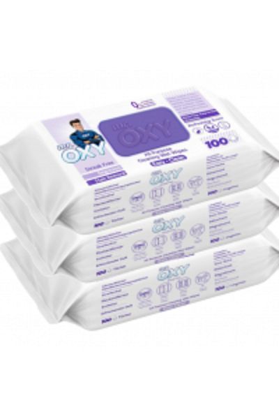 Oxy Mr. Oxy Easy Clean Lavender, Multi-Surface Wet Wipes, 3 x 100, 300 pcs