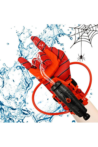 TUENGİ STORE Deniz Havuz Plaj Bahçe Oyuncağı Su Atan Örümcek Adam Eldiven Oyuncak Su Tabancası