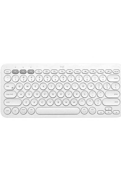 logitech Tastatura Bluetooth Logitech Pebble Keys 2 K380s, Multi-Device (Alb)