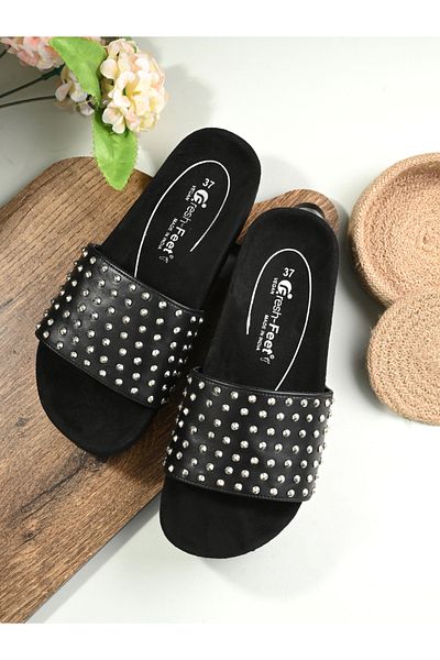 Fresh Feet By Styli Embellished Hazel Orthopedic Sandals