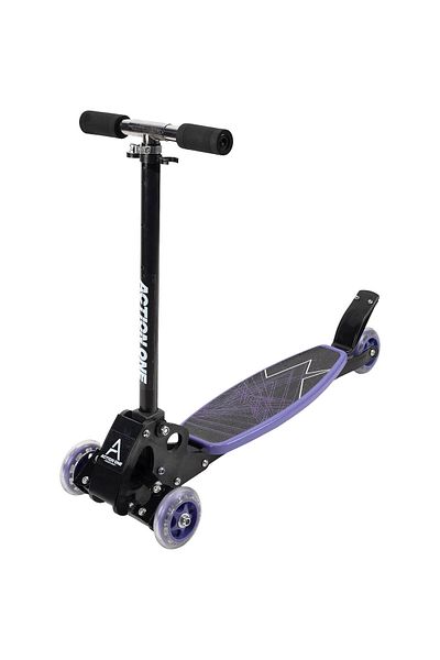 ACTION ONE Rookie 4-wheel folding scooter, purple