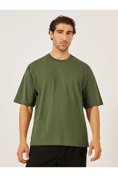 Styli Back Graphic Print Jersey Oversized T-Shirt